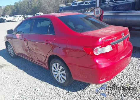 2012 Toyota Corolla Le z USA, uszkodzony, nr VIN 5YFBU4EEXCP013647